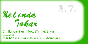 melinda tokar business card